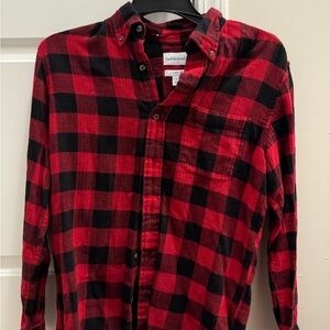 Saddlebred Men's Red and Black Checkered Shirt